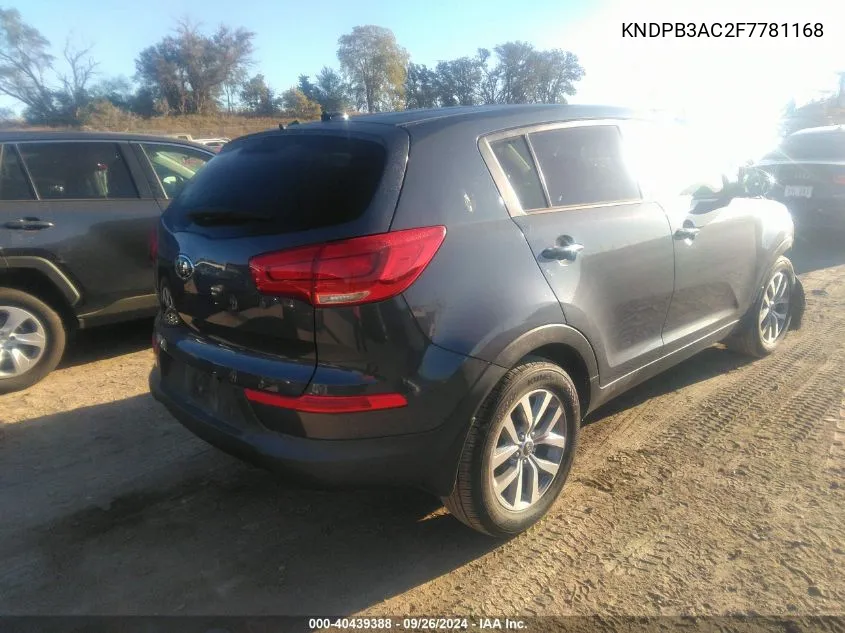 KNDPB3AC2F7781168 2015 Kia Sportage Lx