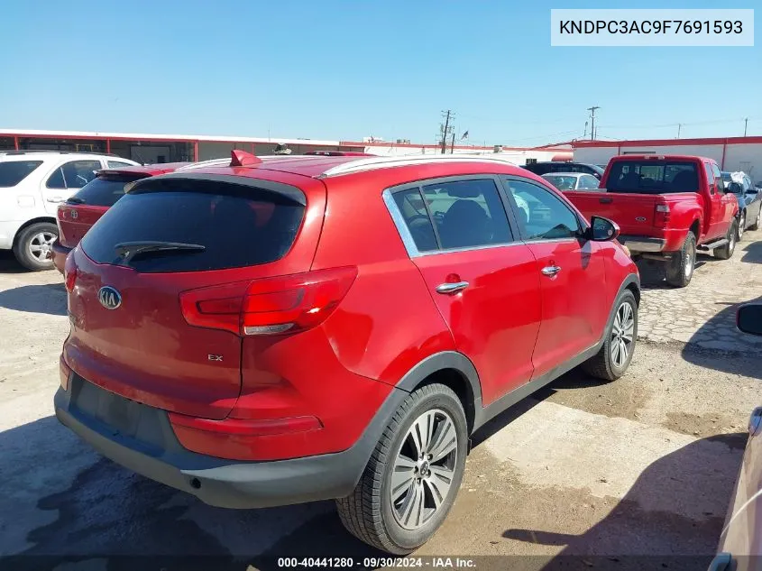 2015 Kia Sportage Ex VIN: KNDPC3AC9F7691593 Lot: 40441280