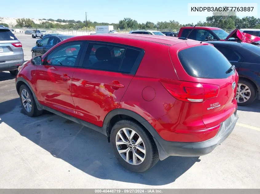 KNDPB3ACXF7763887 2015 Kia Sportage Lx