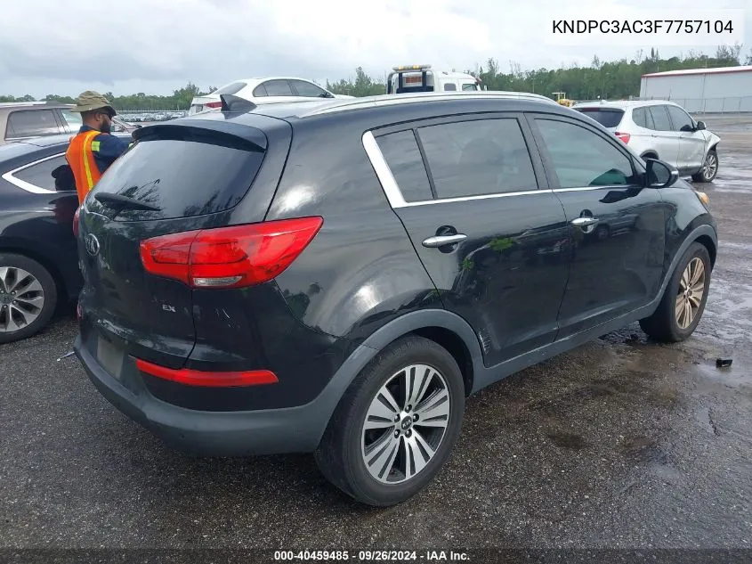 KNDPC3AC3F7757104 2015 Kia Sportage Ex