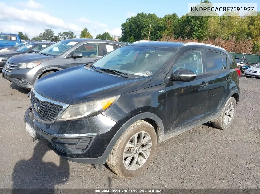 2015 Kia Sportage Lx VIN: KNDPBCAC8F7691927 Lot: 40490591