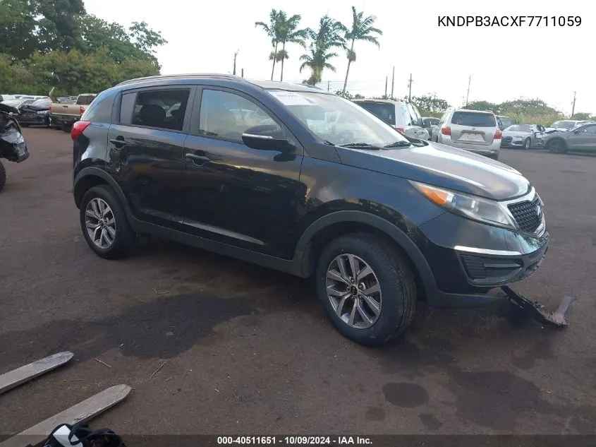 KNDPB3ACXF7711059 2015 Kia Sportage Lx