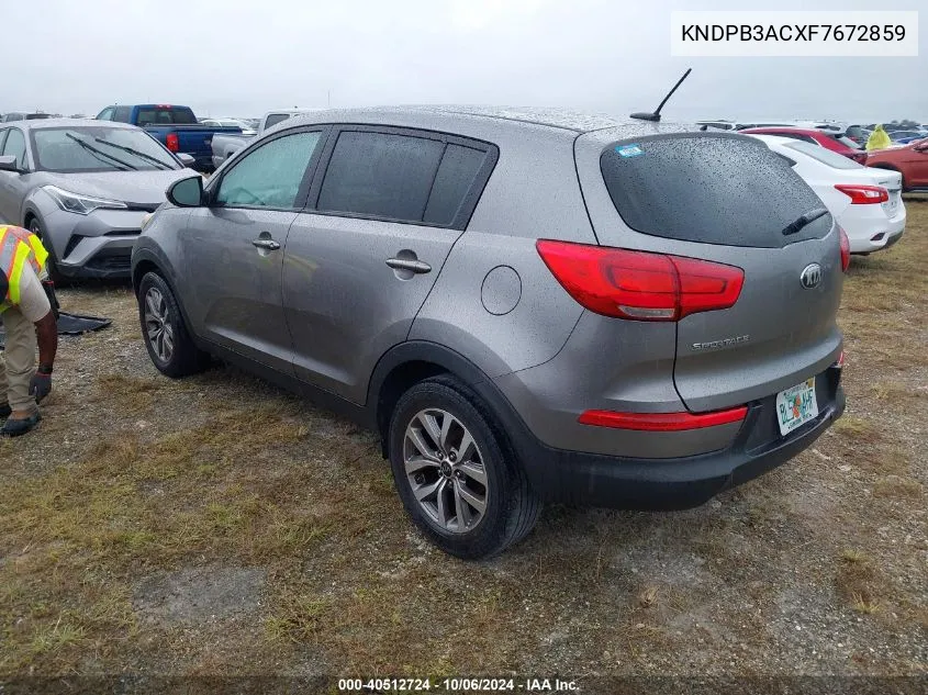 KNDPB3ACXF7672859 2015 Kia Sportage Lx