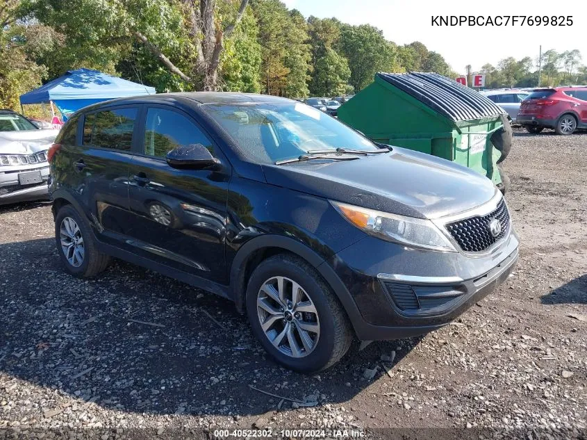 2015 Kia Sportage Lx VIN: KNDPBCAC7F7699825 Lot: 40522302