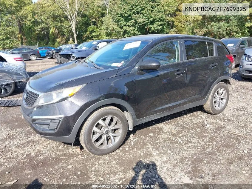 2015 Kia Sportage Lx VIN: KNDPBCAC7F7699825 Lot: 40522302