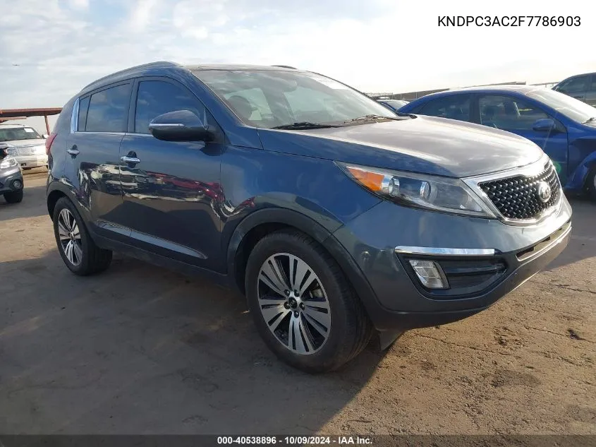 2015 Kia Sportage Ex VIN: KNDPC3AC2F7786903 Lot: 40538896