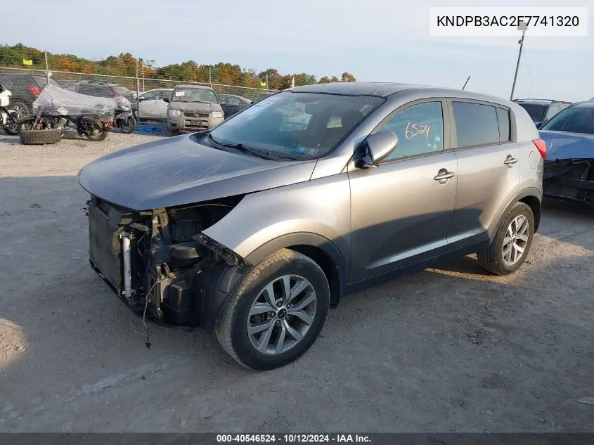 KNDPB3AC2F7741320 2015 Kia Sportage Lx