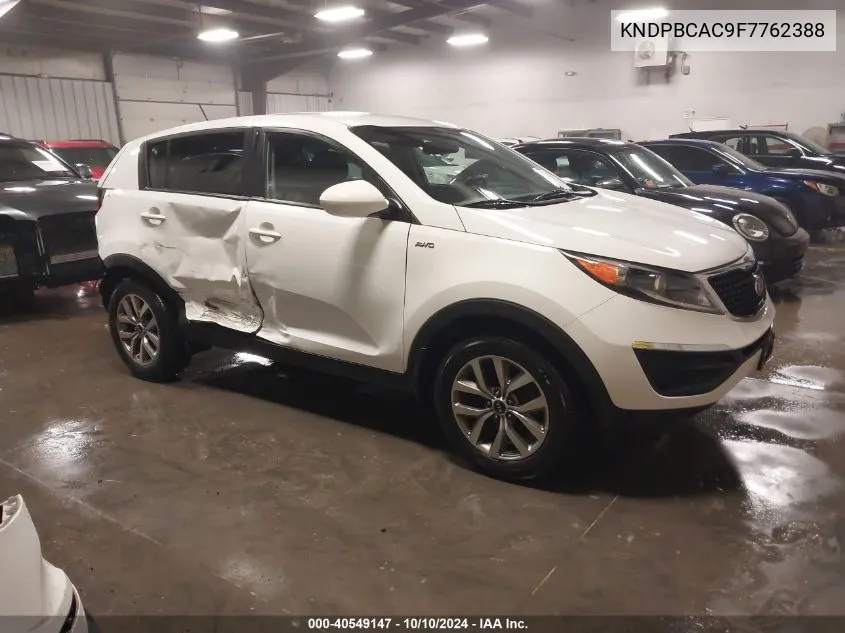 2015 Kia Sportage Lx VIN: KNDPBCAC9F7762388 Lot: 40549147