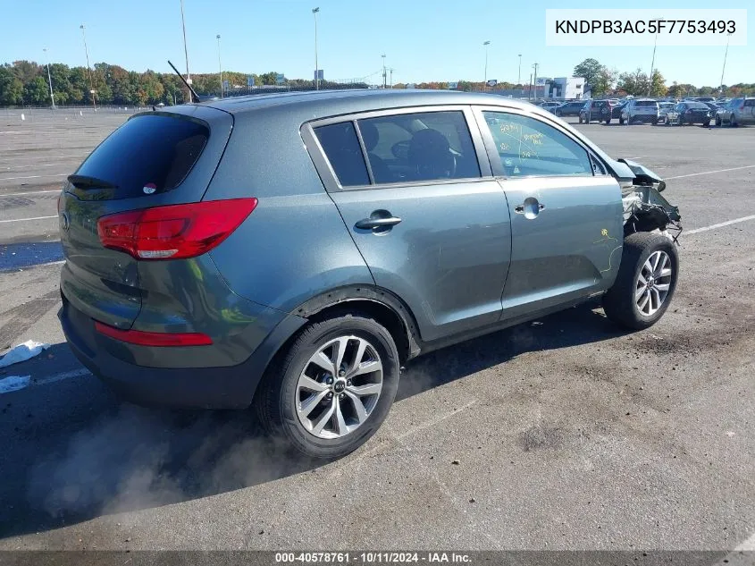 KNDPB3AC5F7753493 2015 Kia Sportage Lx