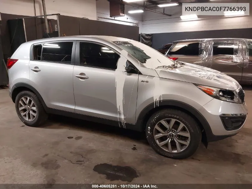 2015 Kia Sportage Lx VIN: KNDPBCAC0F7766393 Lot: 40605281