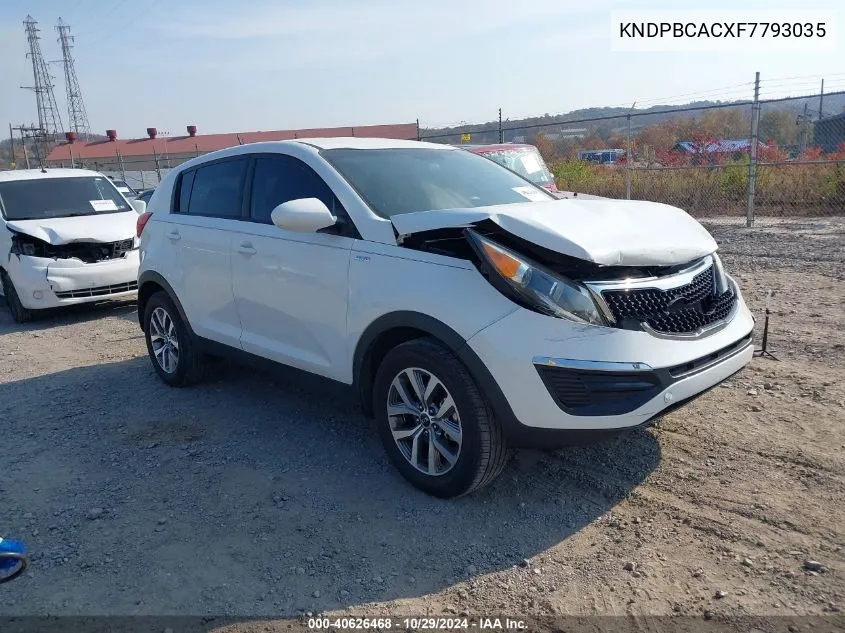 KNDPBCACXF7793035 2015 Kia Sportage Lx