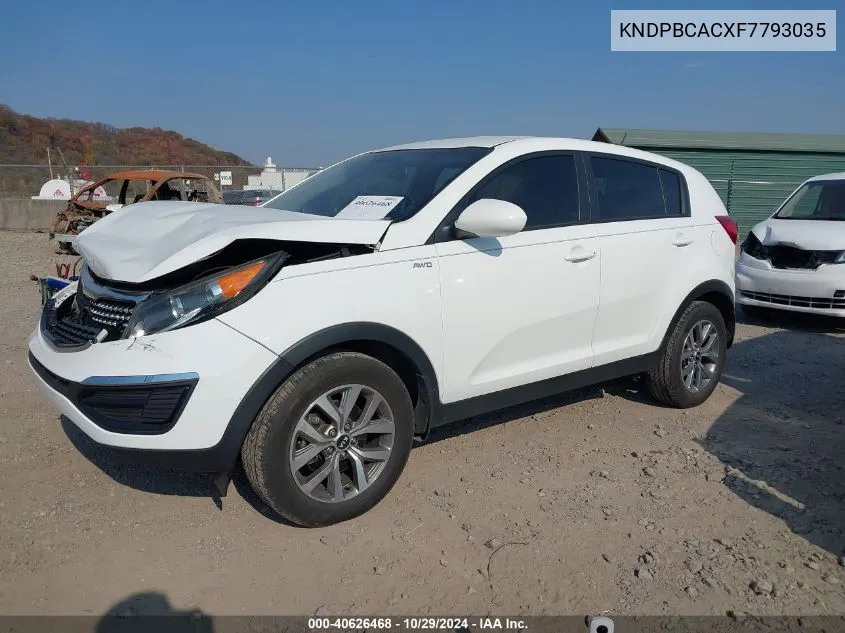 KNDPBCACXF7793035 2015 Kia Sportage Lx