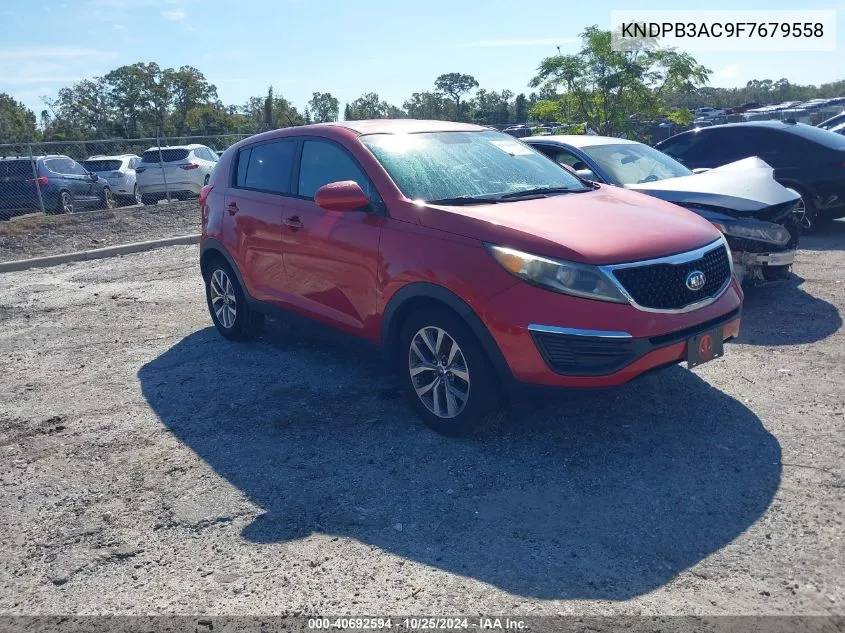 2015 Kia Sportage Lx VIN: KNDPB3AC9F7679558 Lot: 40692594