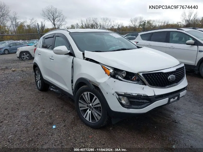 2015 Kia Sportage Ex VIN: KNDPC3AC9F7674440 Lot: 40772260