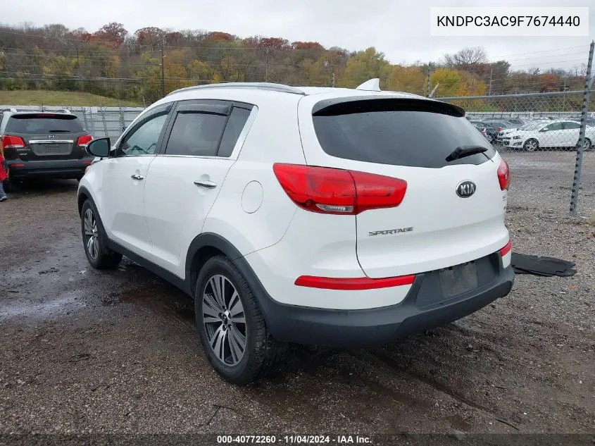 2015 Kia Sportage Ex VIN: KNDPC3AC9F7674440 Lot: 40772260