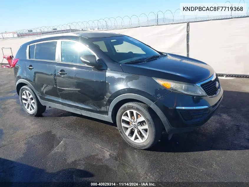 2015 Kia Sportage Lx VIN: KNDPBCAC8F7719368 Lot: 40829314