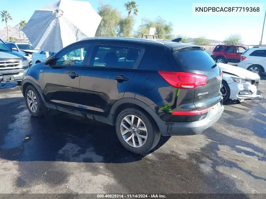 2015 Kia Sportage Lx VIN: KNDPBCAC8F7719368 Lot: 40829314