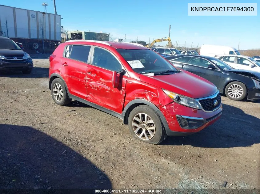 KNDPBCAC1F7694300 2015 Kia Sportage Lx