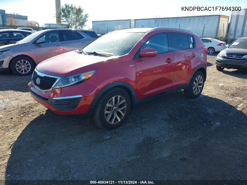 KNDPBCAC1F7694300 2015 Kia Sportage Lx