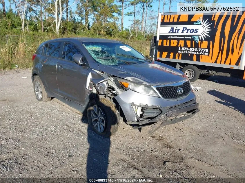 2015 Kia Sportage Lx VIN: KNDPB3AC5F7762632 Lot: 40893740