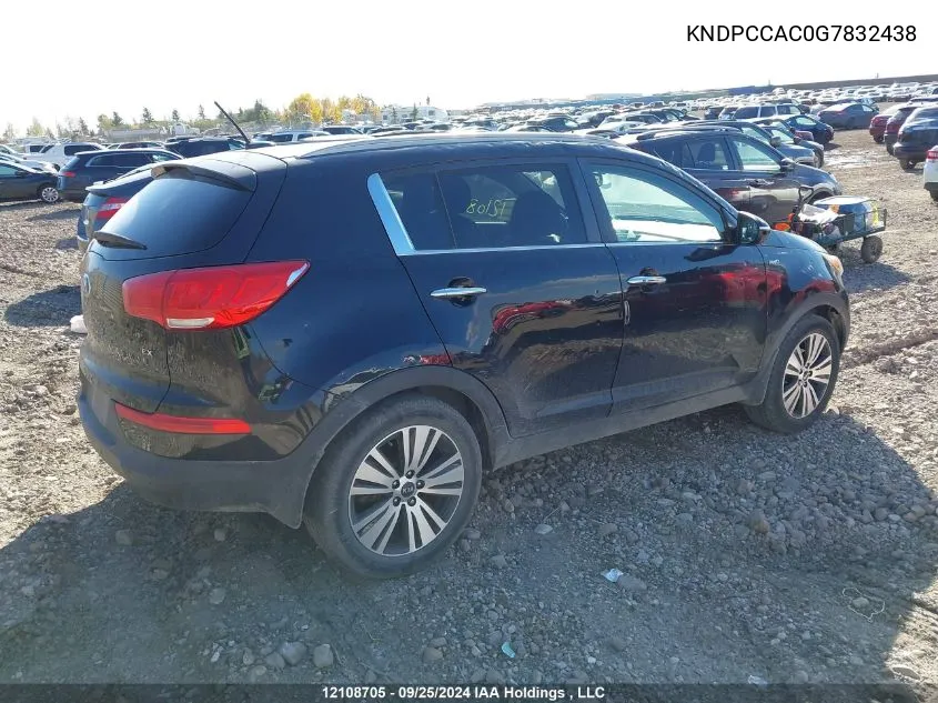 KNDPCCAC0G7832438 2016 Kia Sportage