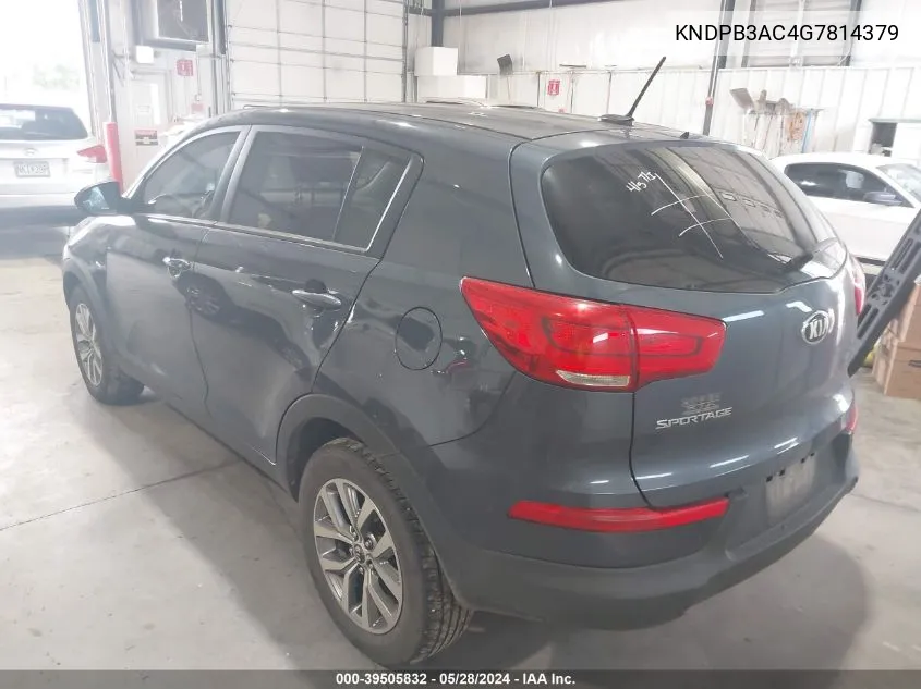 KNDPB3AC4G7814379 2016 Kia Sportage Lx