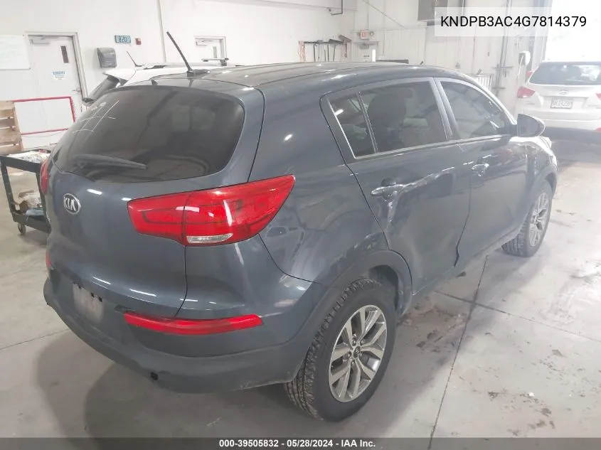 KNDPB3AC4G7814379 2016 Kia Sportage Lx