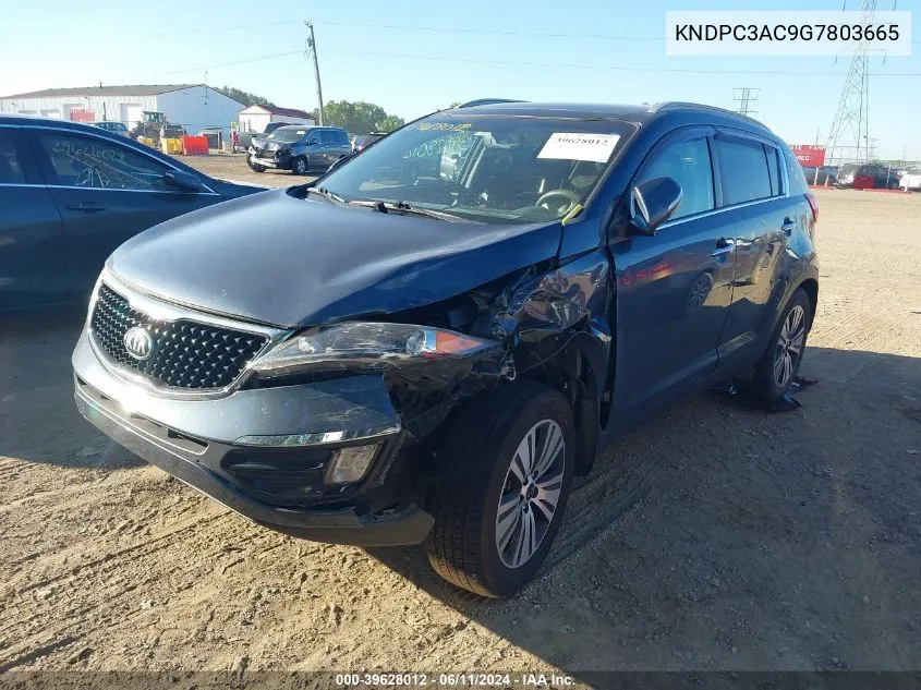 KNDPC3AC9G7803665 2016 Kia Sportage Ex