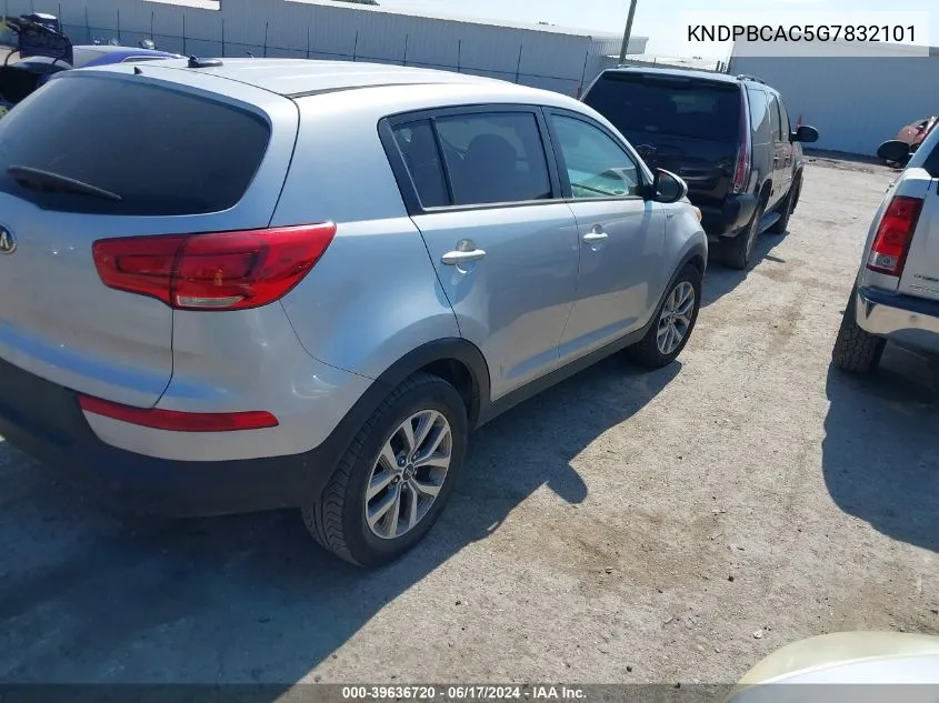 KNDPBCAC5G7832101 2016 Kia Sportage Lx