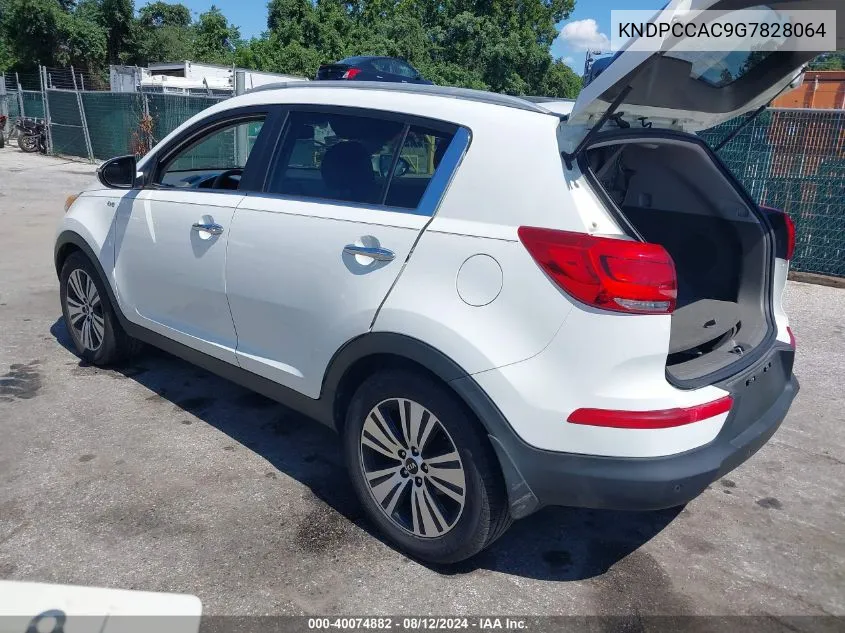 KNDPCCAC9G7828064 2016 Kia Sportage Ex