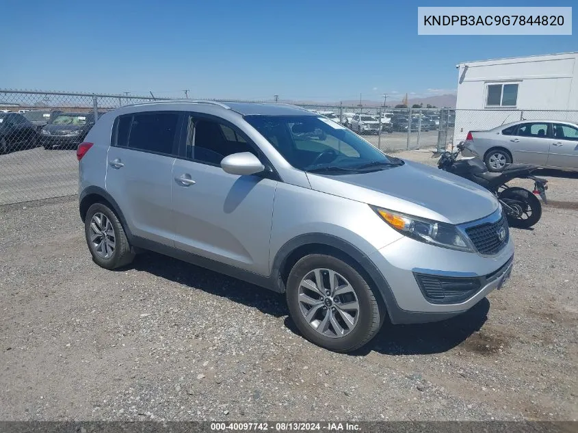 KNDPB3AC9G7844820 2016 Kia Sportage Lx