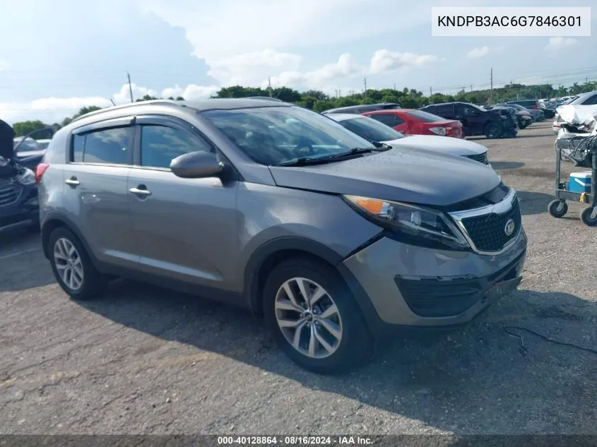 2016 Kia Sportage Lx VIN: KNDPB3AC6G7846301 Lot: 40128864