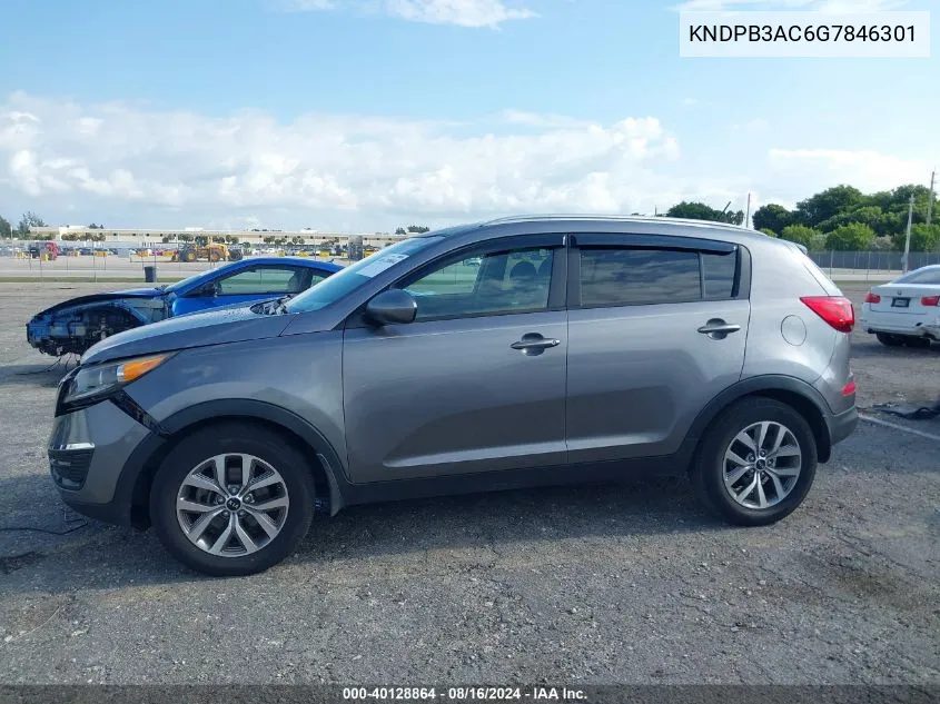 2016 Kia Sportage Lx VIN: KNDPB3AC6G7846301 Lot: 40128864