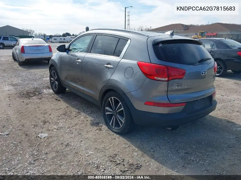 KNDPCCA62G7815683 2016 Kia Sportage Sx