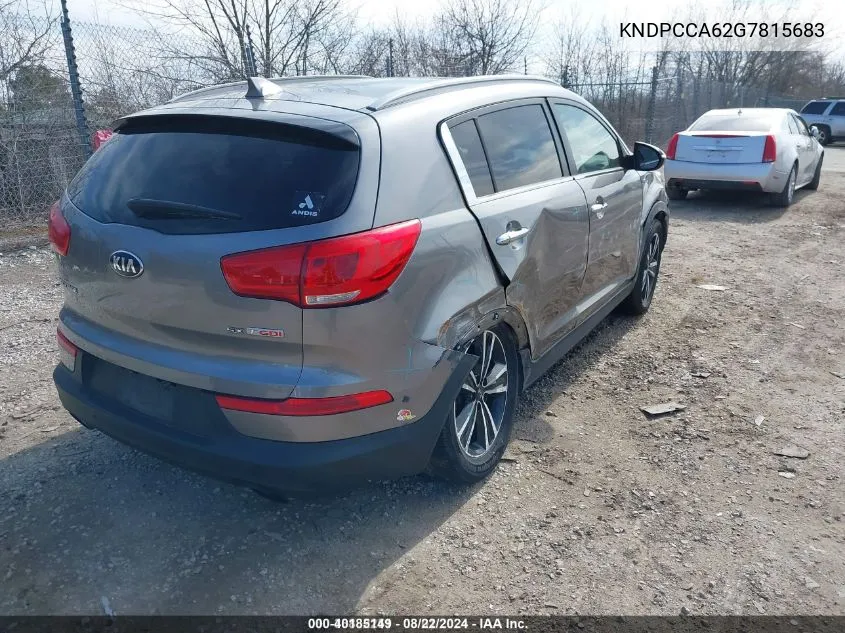 KNDPCCA62G7815683 2016 Kia Sportage Sx