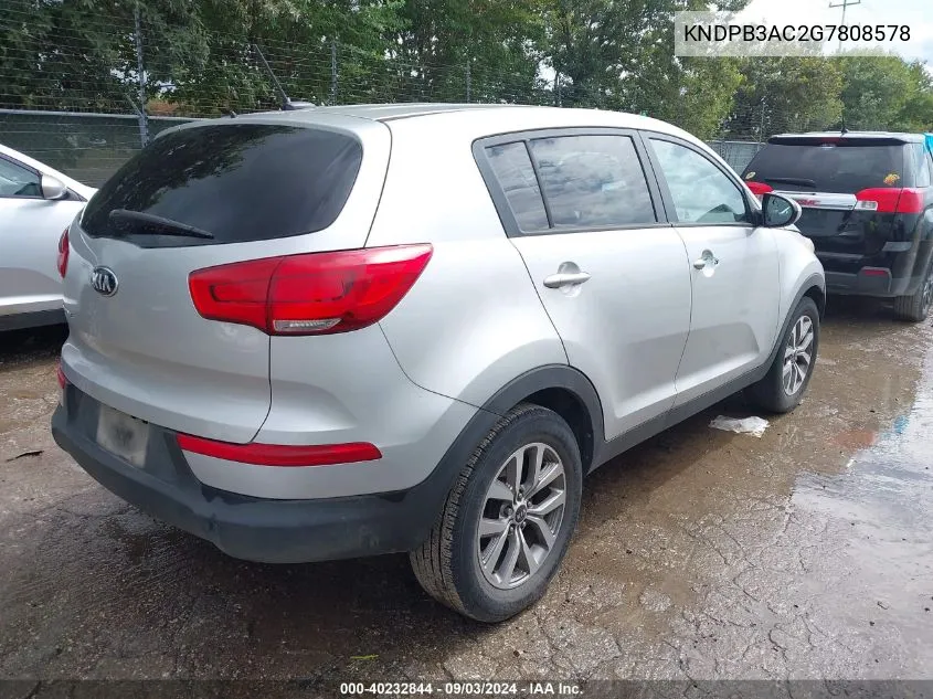 KNDPB3AC2G7808578 2016 Kia Sportage Lx