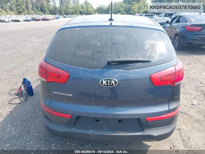 KNDPBCAC6G7870680 2016 Kia Sportage Lx