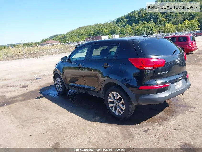 KNDPBCAC4G7880947 2016 Kia Sportage Lx