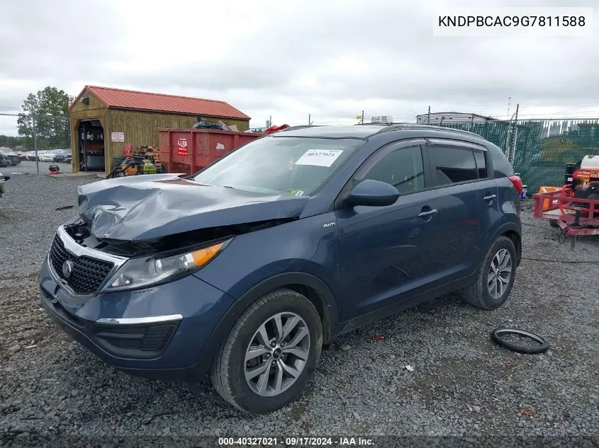 KNDPBCAC9G7811588 2016 Kia Sportage Lx