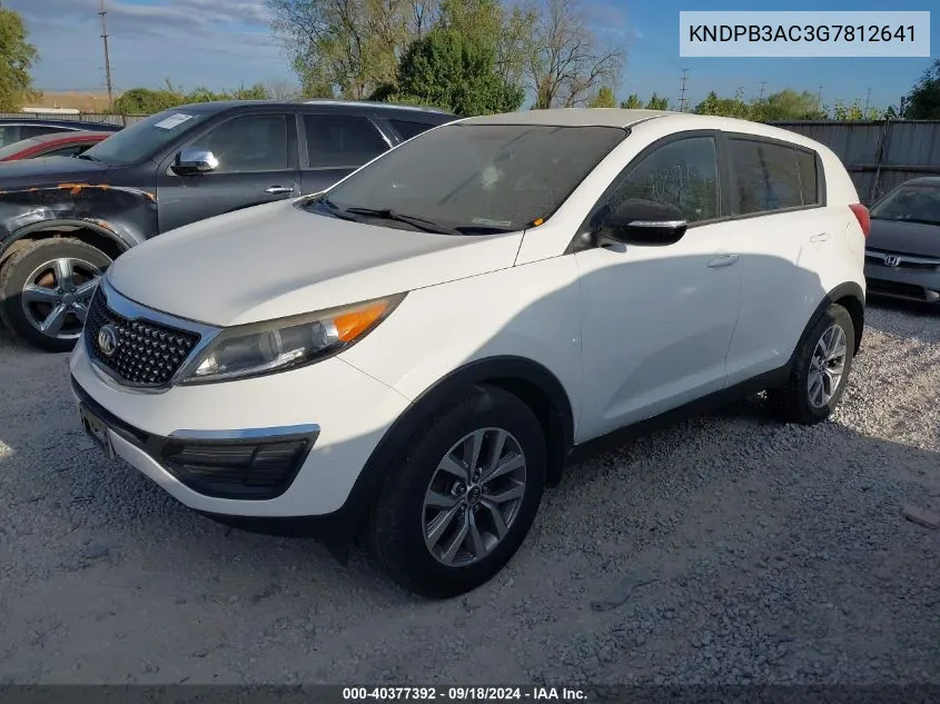 KNDPB3AC3G7812641 2016 Kia Sportage Lx