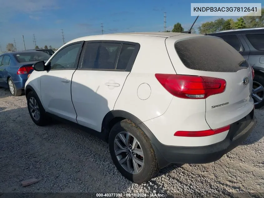 KNDPB3AC3G7812641 2016 Kia Sportage Lx