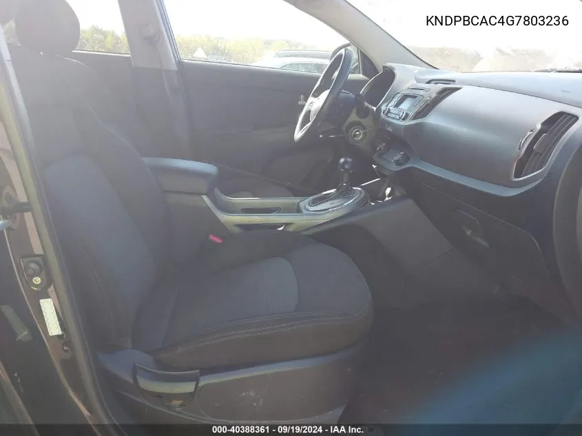 KNDPBCAC4G7803236 2016 Kia Sportage Lx