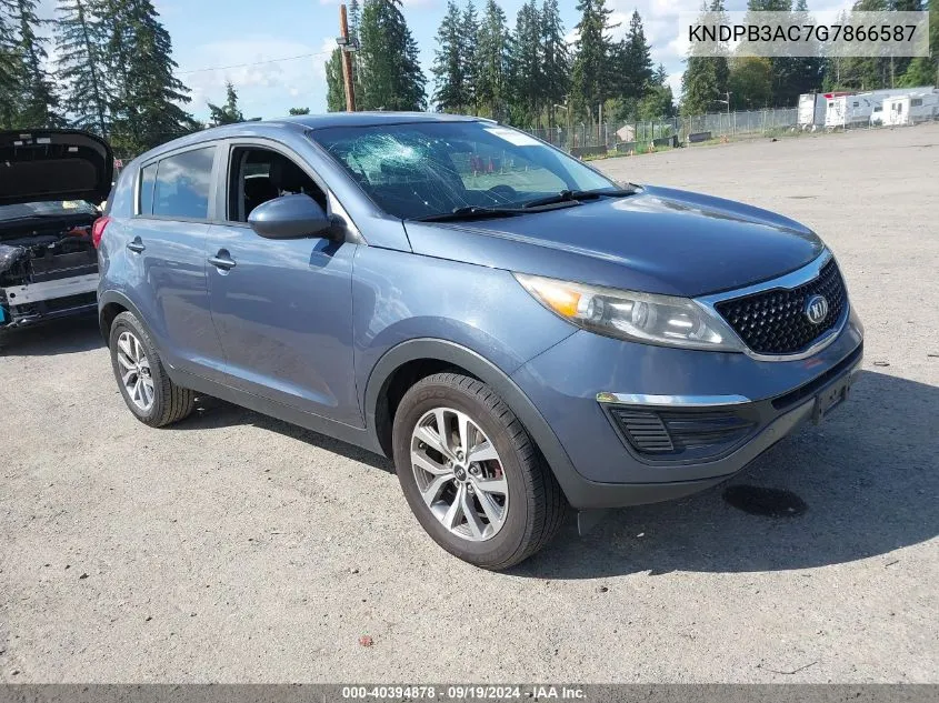 KNDPB3AC7G7866587 2016 Kia Sportage Lx