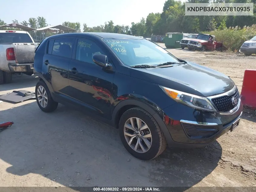 KNDPB3ACXG7810935 2016 Kia Sportage Lx