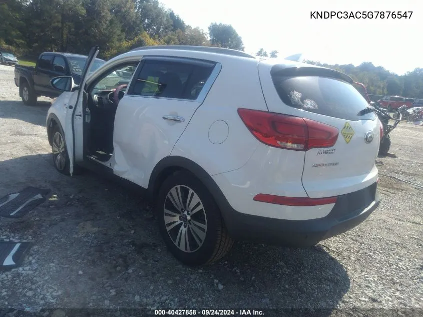 KNDPC3AC5G7876547 2016 Kia Sportage Ex