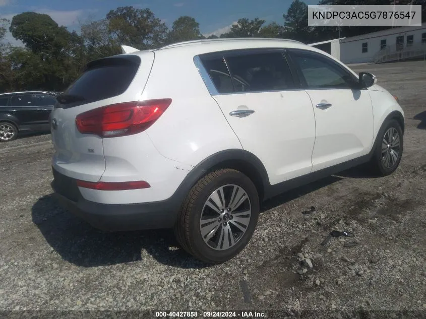 KNDPC3AC5G7876547 2016 Kia Sportage Ex