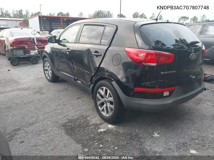 KNDPB3AC7G7807748 2016 Kia Sportage Lx