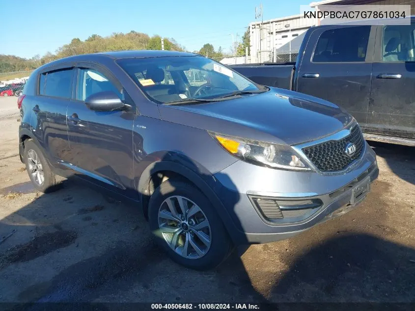 2016 Kia Sportage Lx VIN: KNDPBCAC7G7861034 Lot: 40506482