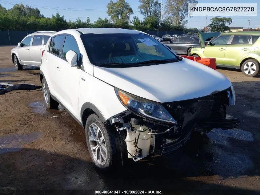 KNDPBCAC8G7827278 2016 Kia Sportage Lx