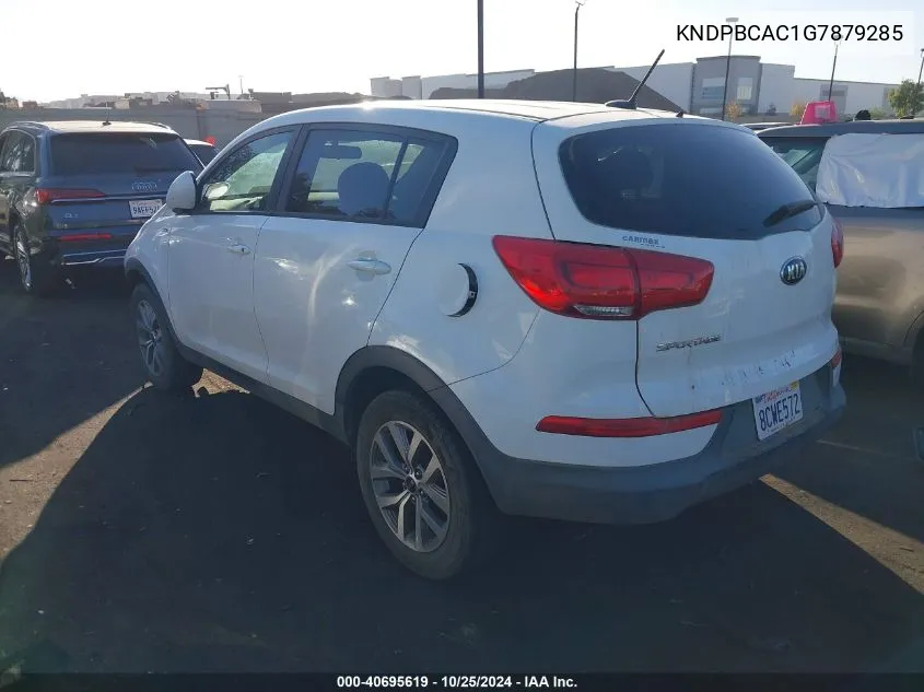 KNDPBCAC1G7879285 2016 Kia Sportage Lx